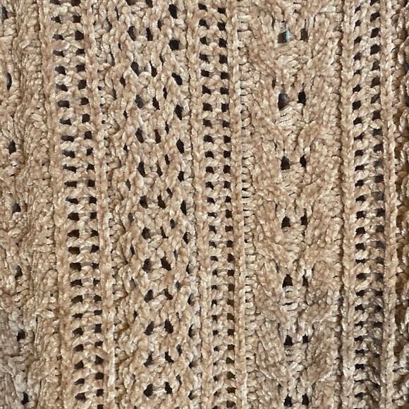 Impressions Cowl Neck Knit Sweater-Tan-Women’s Sz Small-NWT - Picture 3 of 11